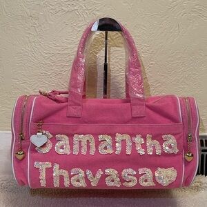 SAMANTHA THAVASA small duffle bag in pink